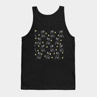 Christmas Reindeer Pattern Tank Top